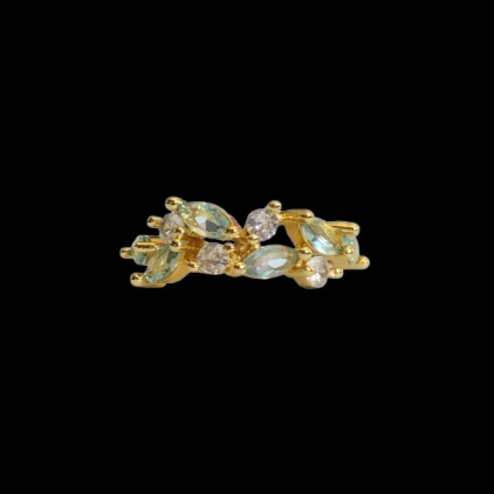 18kt Yellow Gold Plated CZ Ring